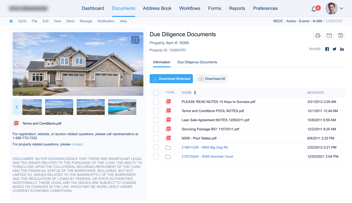 Enterprise Content Management System for Retail Real Estate Corporation