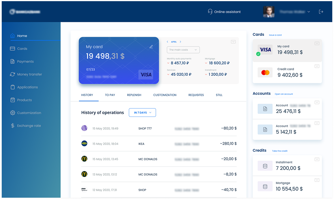 Online Banking Platform and Mobile Application API