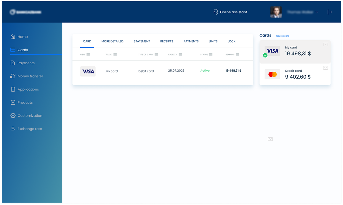 Online Banking Platform and Mobile Application API