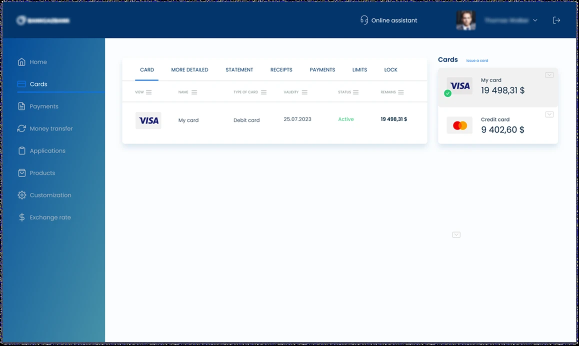 Online Banking Platform and Mobile Application API