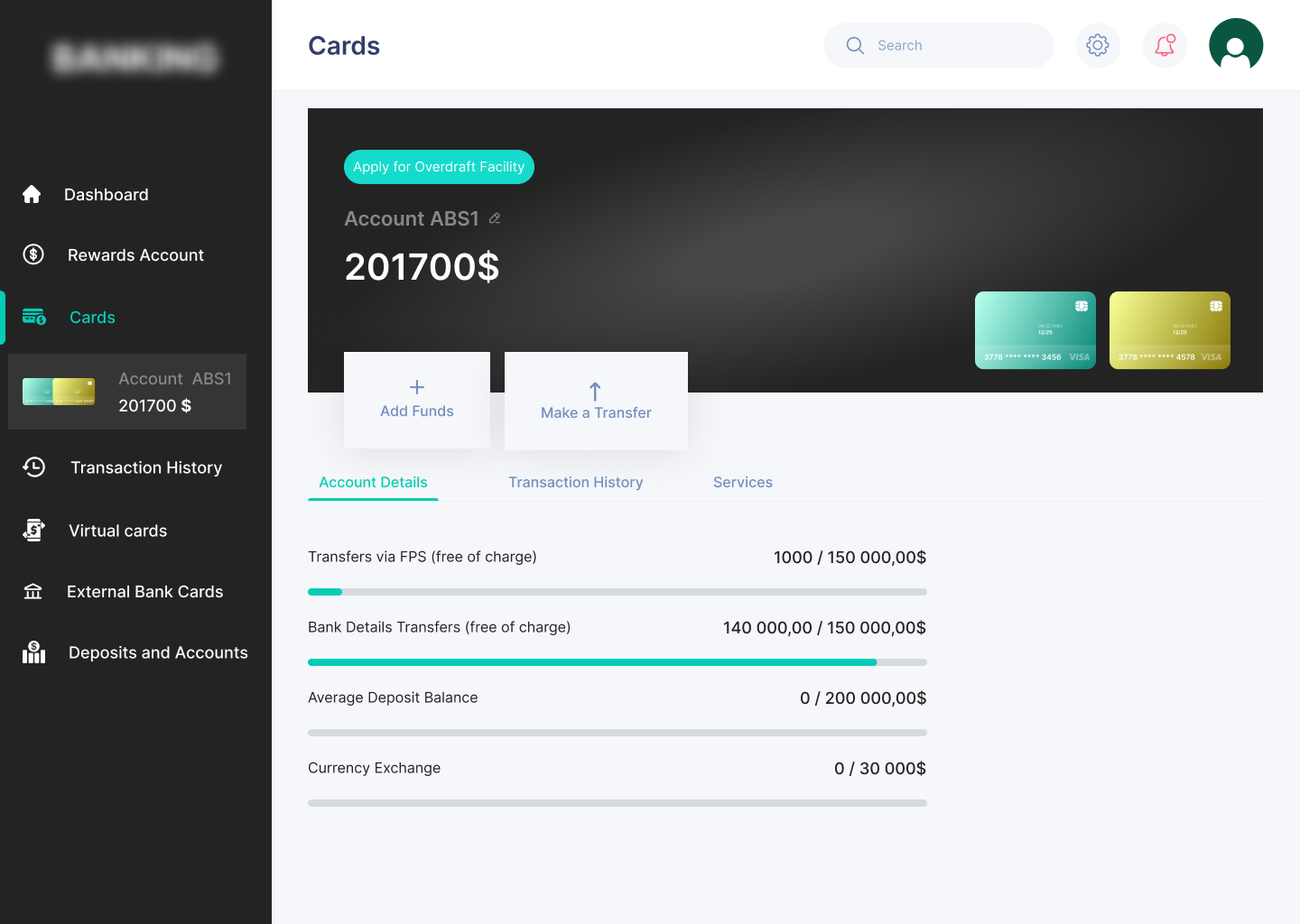 Digital Banking Services Enhancement