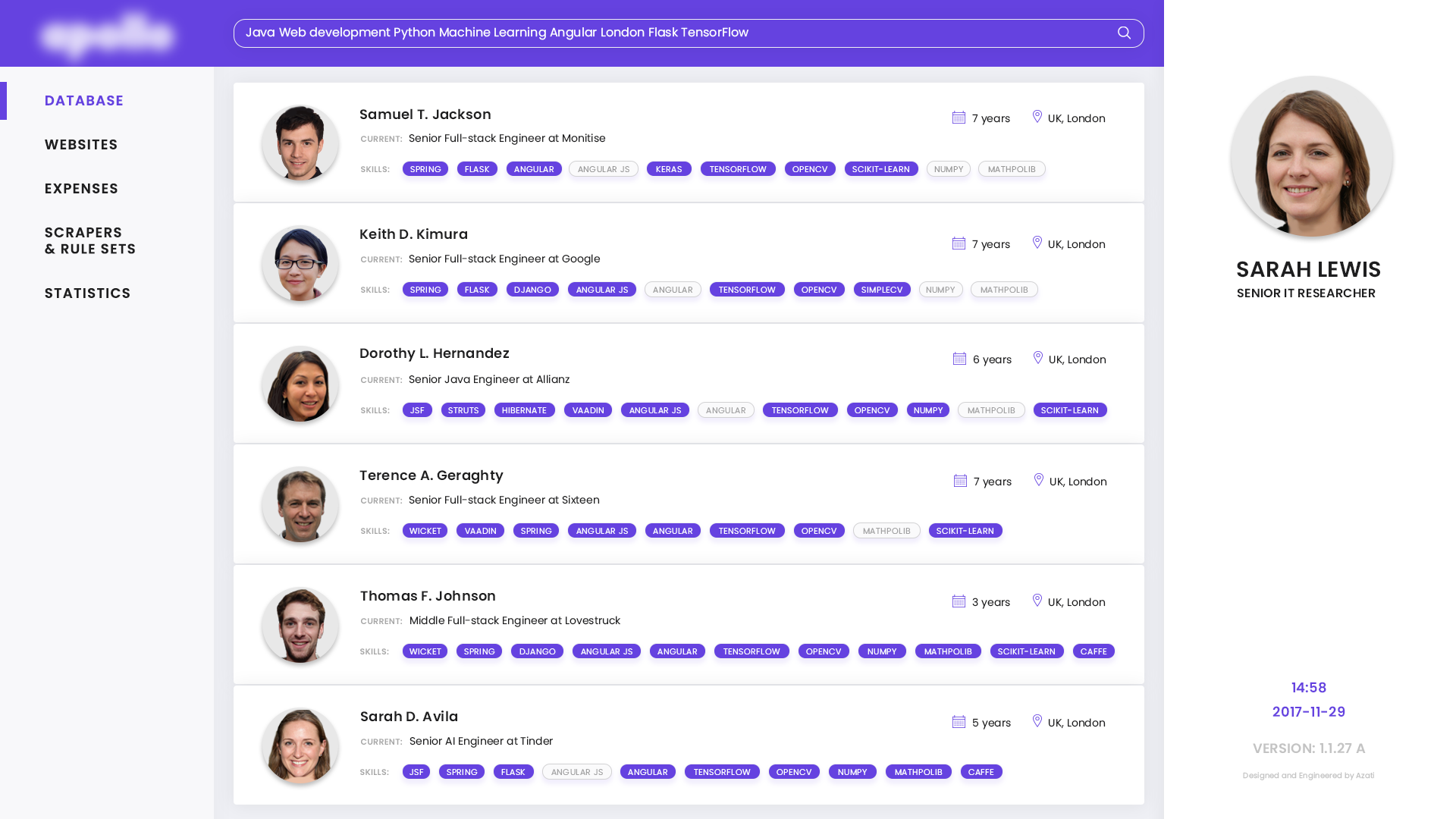 Custom Search Platform for Recruitment Agency