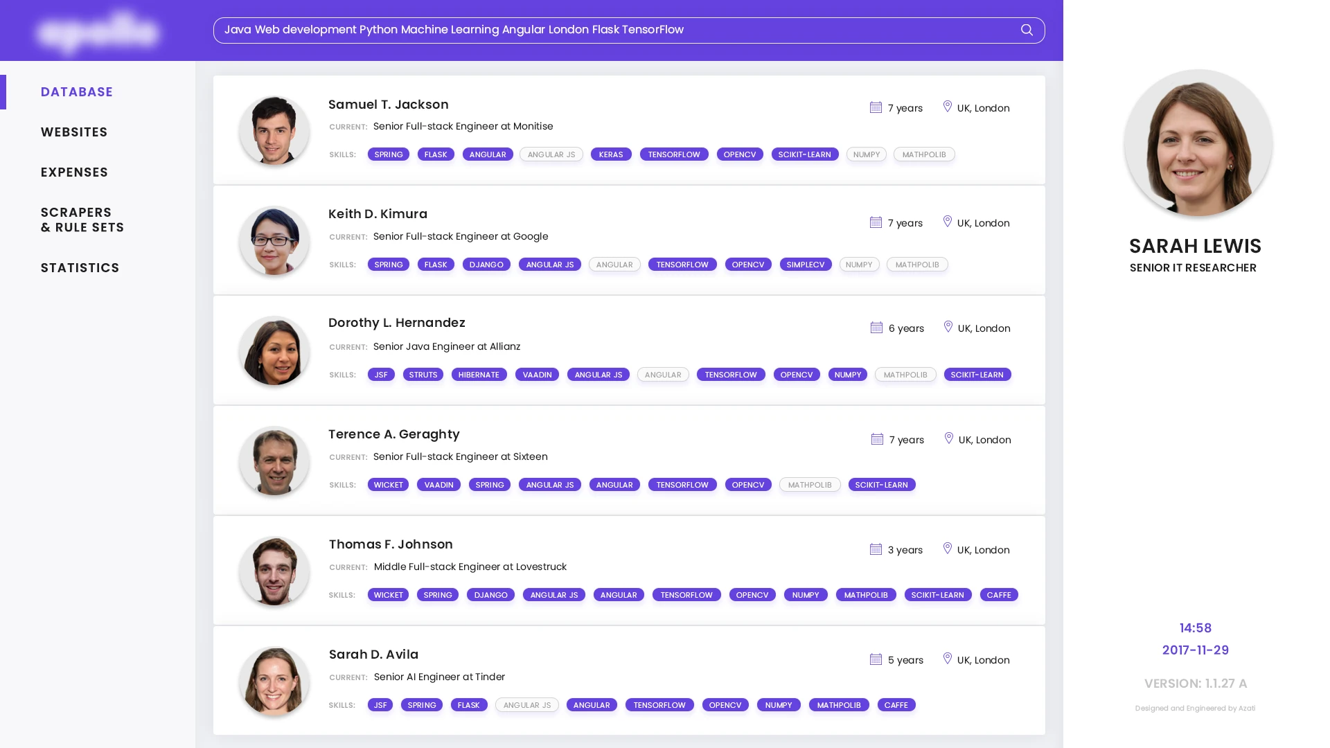 Custom Search Platform for Recruitment Agency