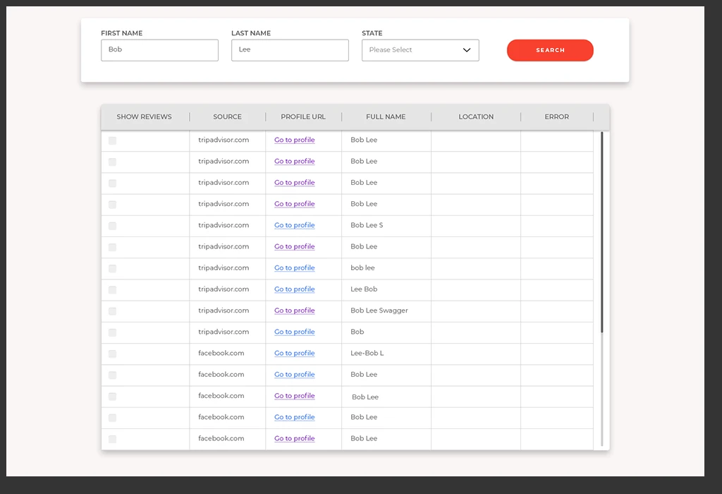 Customer Profile Scraping for Real Estate Industry