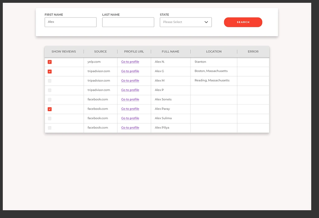 Customer Profile Scraping for Real Estate Industry