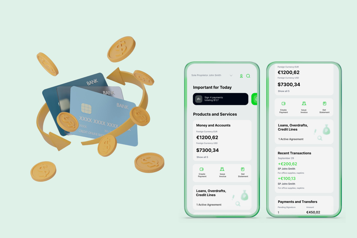 Enterprise banking platform for SME payments