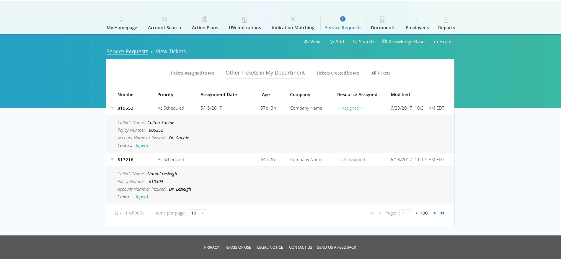 Insurance Company MDM And CRM Implementation
